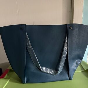 Neiman Marcus Teal Tote Bag